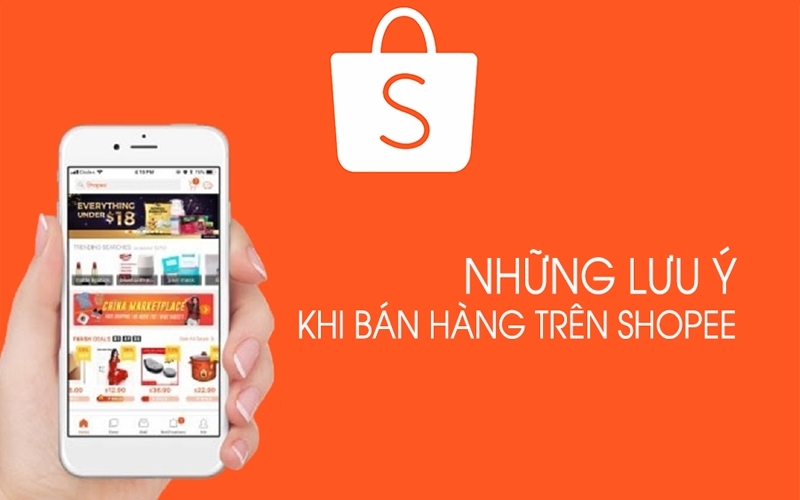 những lưu ý khi bán hàng shopee