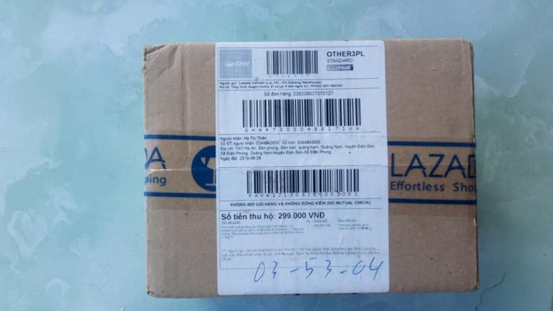 cách đổi trả hàng trên lazada