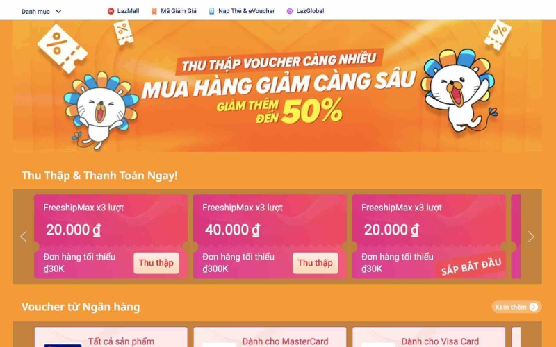 cach lay ma giam gia cua lazada