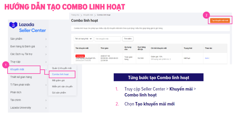 huong dan tao combo linh hoat tren lazada