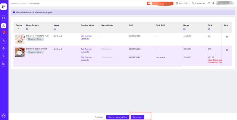 nhan ban va chinh sua san pham tren lazada
