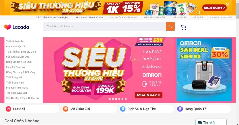 noi dung tren kenh ban lazada