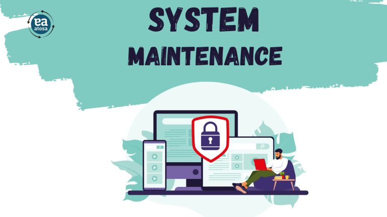 Thông báo bảo trì hệ thống phần mềm ATOSA