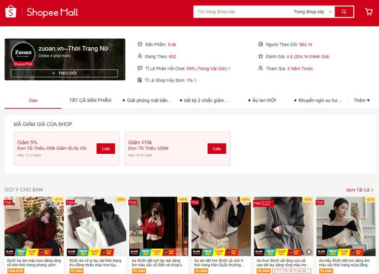 Top 12+ Shop bán đồ Taobao trên Shopee uy tín