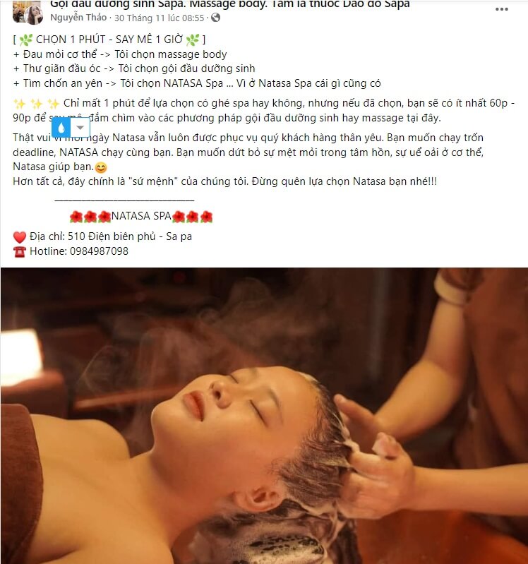 mẫu stt massage
