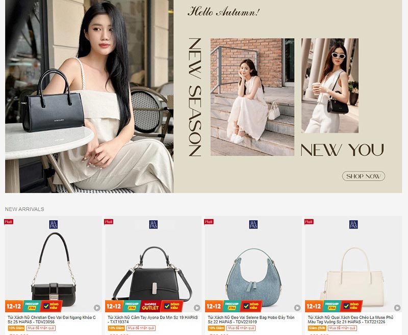HAPAS Official - Shop bán túi xách đẹp trên shopee