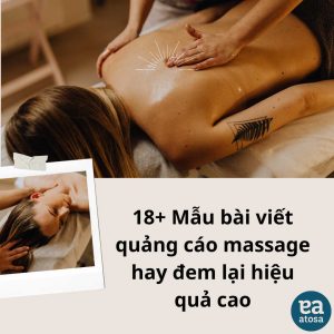 Mẫu bài viết quảng cáo massage